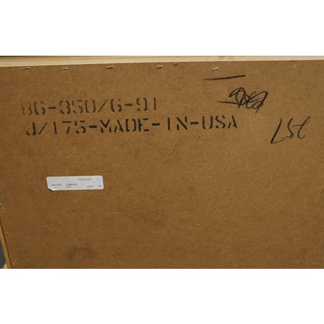 Late 20th Century Kincaid Furniture Ventura Oaks Collection Early American Contemporary 24" Two Drawer Nightstand For Sale - Image 10 of 13