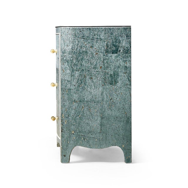 Georgian Style Bow Front Bedside Chest For Sale - Image 9 of 12