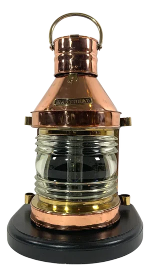English Polished Ships Masthead Lantern