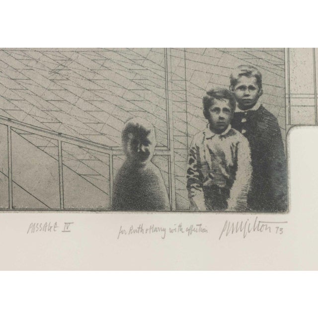 Paper Peter Milton "Passage Iv" Etching, 1975 For Sale - Image 7 of 9