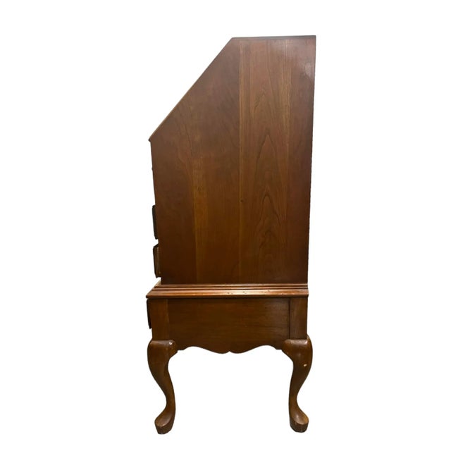 1970s Maddox Colonial Williamsburg Petite Secretary For Sale - Image 4 of 8