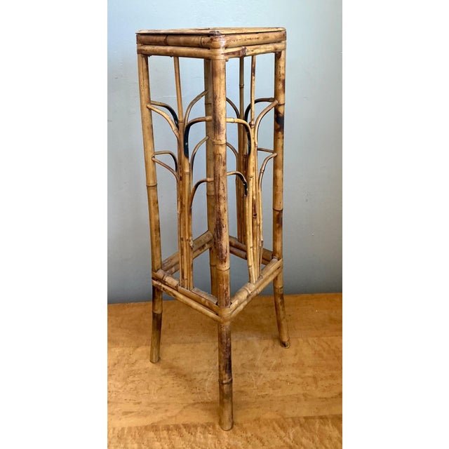 Vintage Bamboo Plant Stand For Sale - Image 4 of 14