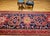 Vintage Persian Hamadan Gallery Rug, Hand-Knotted Wool, Geometric Bird Motifs Design, Navy & Red, 5x11 For Sale In Chicago - Image 6 of 17
