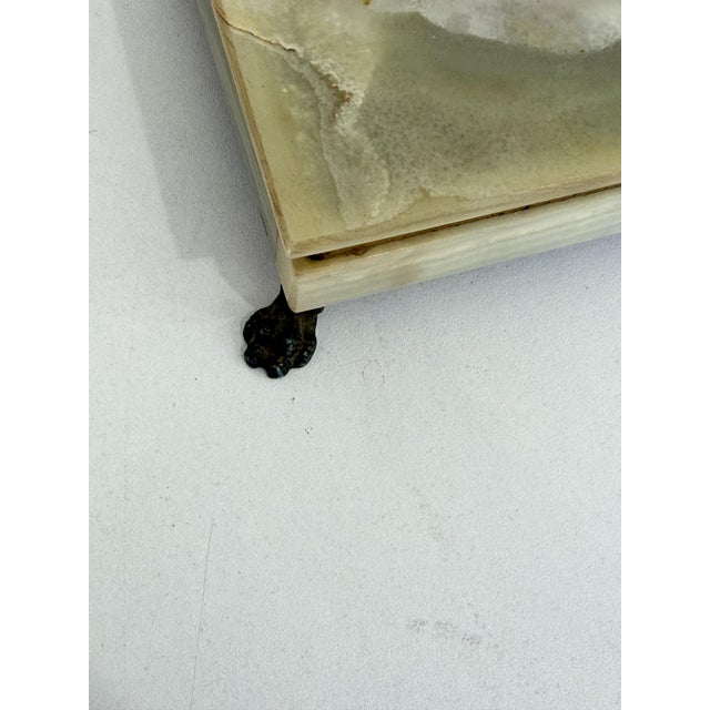 Mid-Century Modern Mid-Century Onyx Jewelry Box, 1950s. For Sale - Image 3 of 9