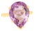 14k Gold & High Set Pear Cut Amethyst Cocktail Ring For Sale