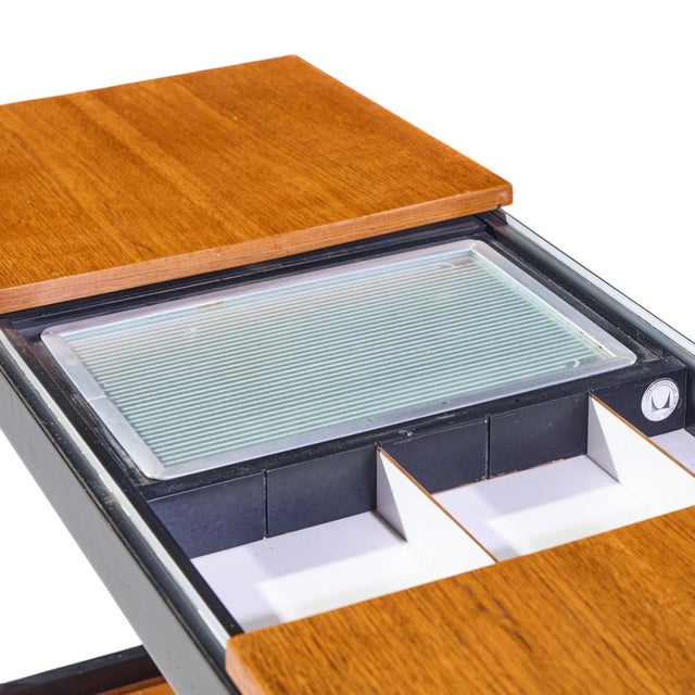 George Nelson for Herman Miller Mid Century Walnut Server Bar Cart For Sale - Image 10 of 11