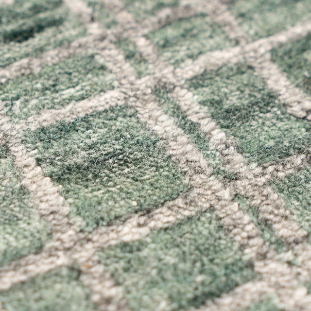 Textile Simplicity Comfort Teal Green-Silver, 8'9 X 11'9 For Sale - Image 7 of 8