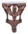 Vintage Indonesian Neoclassical Style Winged Caryatid Marble Top Center Table For Sale
