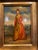 Victorian Late 20th Century Lady Golfing: Gold Framed Oil on Wood Painting For Sale - Image 3 of 9