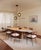 This pendant light focuses on the balance between weight and transparency. Defined by brass rod framework, the design...