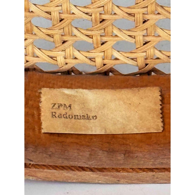 Bentwood Armchairs With Caned Seats Mid Century - A Pair For Sale - Image 4 of 10