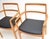 Black Vintage Danish Carver Chairs attributed to Arne Vodder for Sibast, 1960s, Set of 2 For Sale - Image 8 of 11