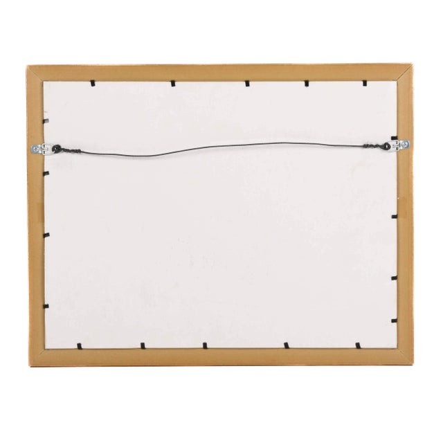 Early 21st Century Framed Western Wall Twelve Tribes Paper Decoupage Art For Sale - Image 5 of 5