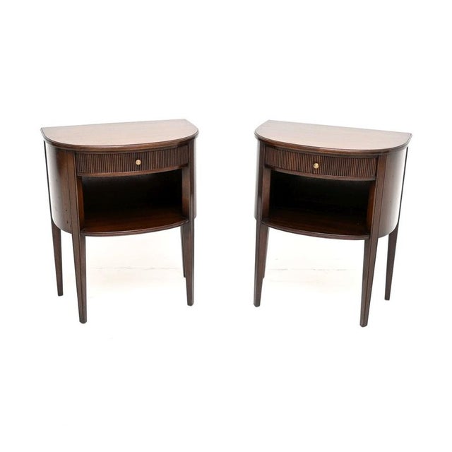 Vintage Swedish Bedside Cabinets from Nordiska Kompaniet, 1950s, Set of 2 For Sale - Image 12 of 12