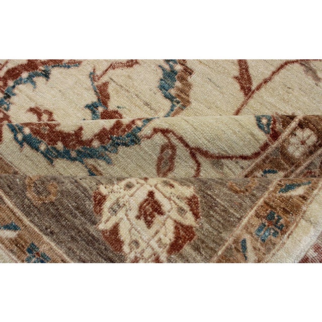 Afghanistan Rug by Keivan Woven Arts in Muted Earthy Tones For Sale - Image 10 of 11
