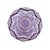 Purple Japanese Irice Cut Glass Perfume Bottle, Purple Alexandrite Tone, 4.75" For Sale - Image 8 of 13