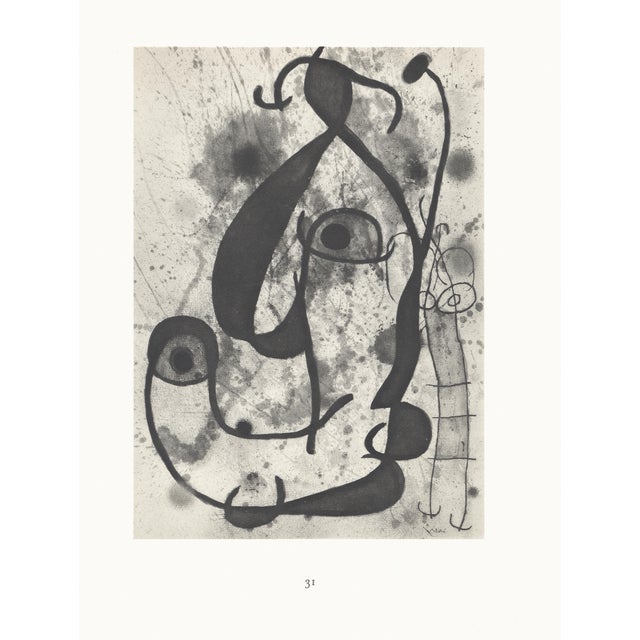 1967 Joan Miró Lithograph 31, "Homme Et Femme" (Man and Woman) For Sale