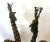 Vintage Artisan Crafted Recycled Metal Standing Crane Sculptures- A Pair For Sale In West Palm - Image 6 of 18