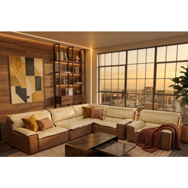 The iconic "bogo" modular sofa (safari 2 line), designed by carlo bartoli for rossi di albizzate in collaboration with...