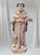 Vintage Highly Distressed Solid Carved Wood Large St Francis of Assisi Statue For Sale - Image 9 of 11