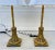 1970s Vintage Regency Chinoiserie Faux Bamboo Metal Table Lamps For Sale - Image 5 of 12