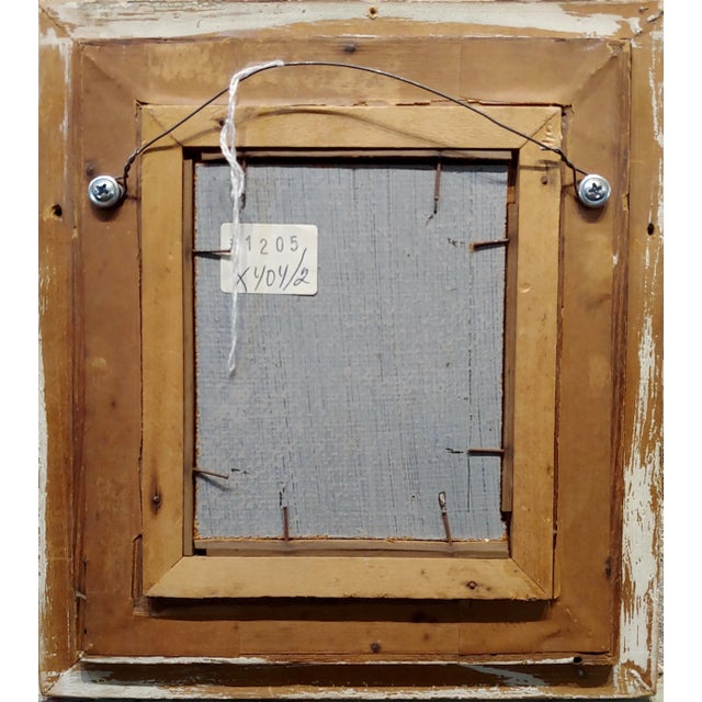 Wood Reginald Marsh -Blonde Woman With a Red Cape on the Boardwalk -Oil Painting For Sale - Image 7 of 8