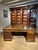 Wood Large Victorian Partners Desk in Mahogany For Sale - Image 7 of 14