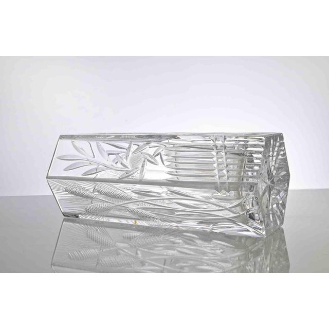 Crystal Vase, Italy, 1970s For Sale - Image 3 of 6