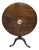 Antiqe English Mahogany Georgian Tilt Table For Sale