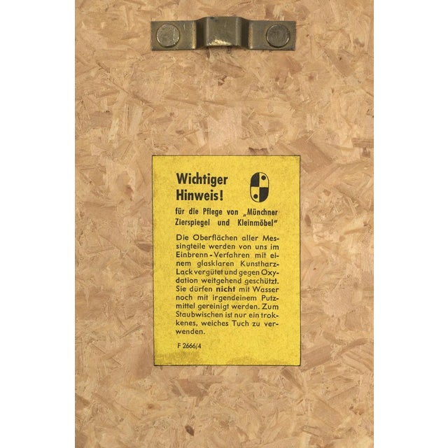 Vintage Mirror from Vereinigte Werkstätten München For Sale - Image 9 of 10