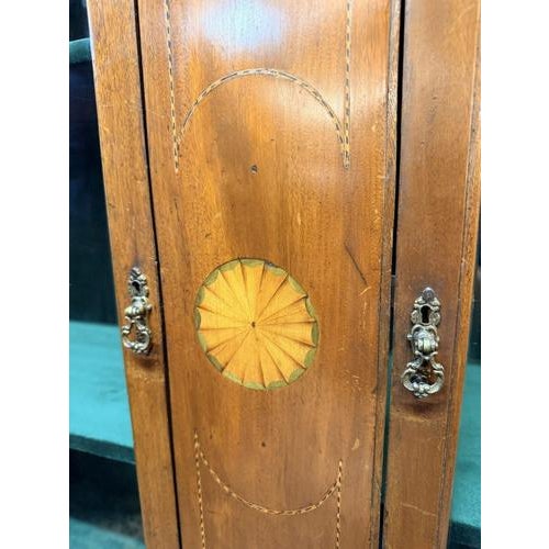 Wood Antique Sheraton Style Display Cabinet, 1800s For Sale - Image 7 of 8