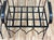 Substantial Vintage Wrought Iron Gothic Revival Cathedral Chairs, a Pair For Sale - Image 14 of 15