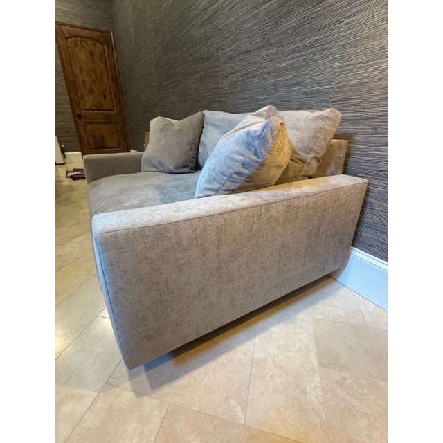 Mid-Century Modern West Elm Harmony Chair & a Half For Sale - Image 3 of 6