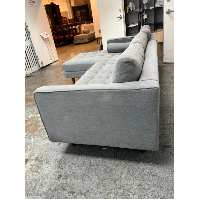 Hd Buttercup Stoneslate Sectional For Sale In San Francisco - Image 6 of 12
