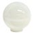Vintage French White Glass Globe Light Lamp Shade Modern Excellent For Sale