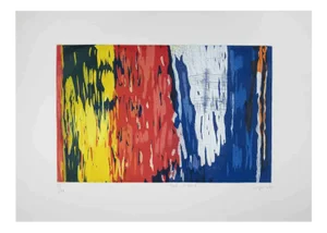 Antonio Corpora, The South and North, Lithograph, 1986