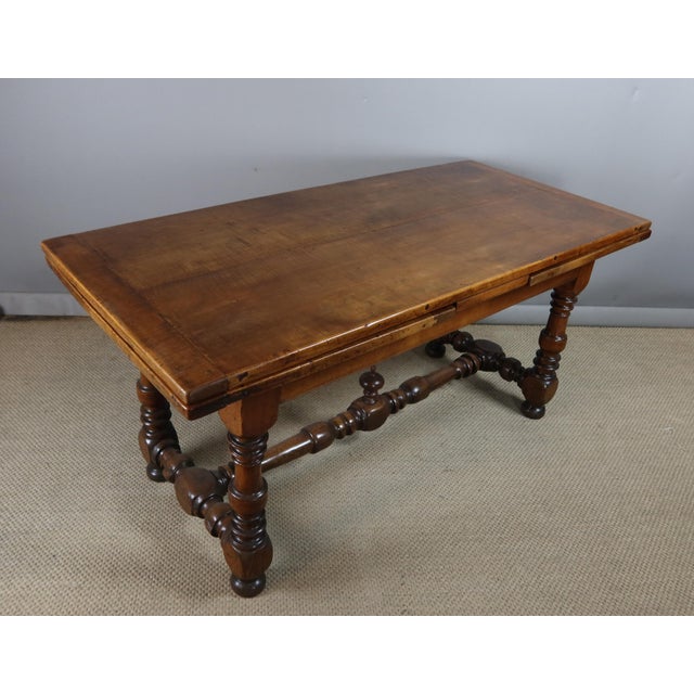 Louis XIII Style Table with Extensions For Sale - Image 5 of 15