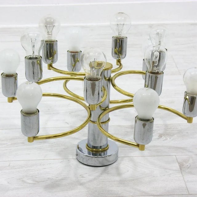 1970s Chandelier from Honsel, Germany, 1970s For Sale - Image 5 of 9