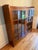 Excellent Condition Solid oak bookcase, part of Restoration Hardware’s Michael collection from the early 90s - Two locking...