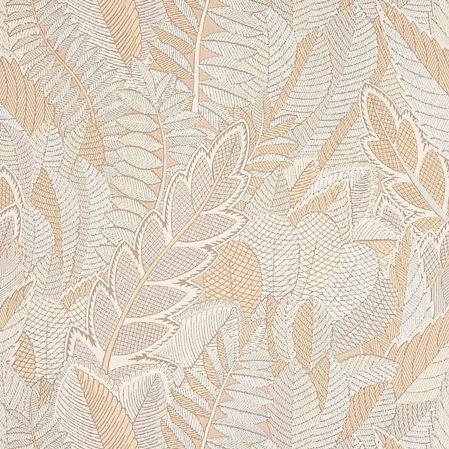 Schumacher Schumacher Japura Forest Wallpaper in Neutral - 10 Yards For Sale - Image 4 of 4
