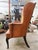 Late 20th Century 20th Century French Country Style Leather Wingback Armchair For Sale - Image 5 of 13