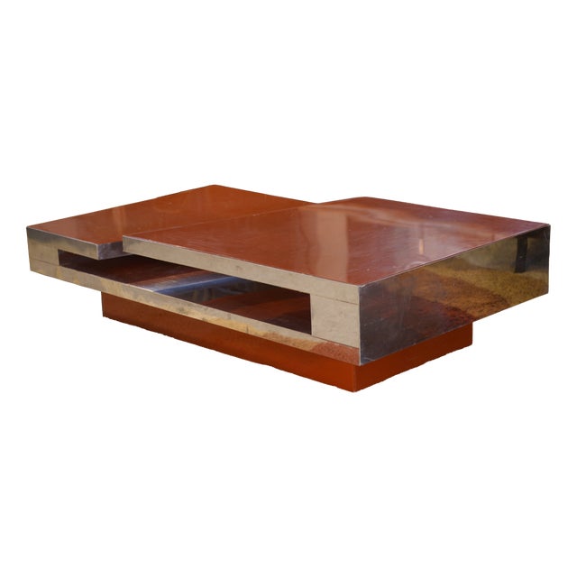 Coffee Table by Philippe Jean, 1970s For Sale