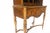 Berkey & Gay Painted Decorated Petit Secretary Display Cabinet with Shelves Burl For Sale - Image 11 of 12