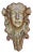 Arte Nouveau Femme Plaster Corbel Wall Hanging For Sale