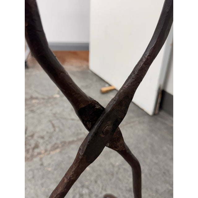Wrought Iron Book + Music Stand, Antique For Sale - Image 10 of 12
