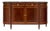 French Louis XVI Style Flame Mahogany Enfilade With Sainte-Anne Marble, Circa 1900 For Sale