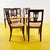Antique Empire Wooden Chairs with Straw Seats, Set of 6 For Sale - Image 5 of 14