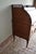Animal Skin Antique Oak Cylinder Desk For Sale - Image 7 of 11