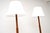 Mid-Century Modern Art Deco Walnut Floor Lamps, 1930, Set of 2 For Sale - Image 3 of 8