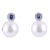 Early 21st Century South Seas Pearl & Sapphire Earrings - 2 Pieces For Sale